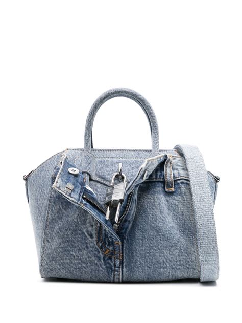 givenchy mini antigona|mini antigona lock denim tote bag.